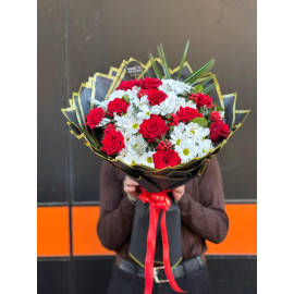 PAPATYA ,KOKİKA VE GÜL BUKETİ